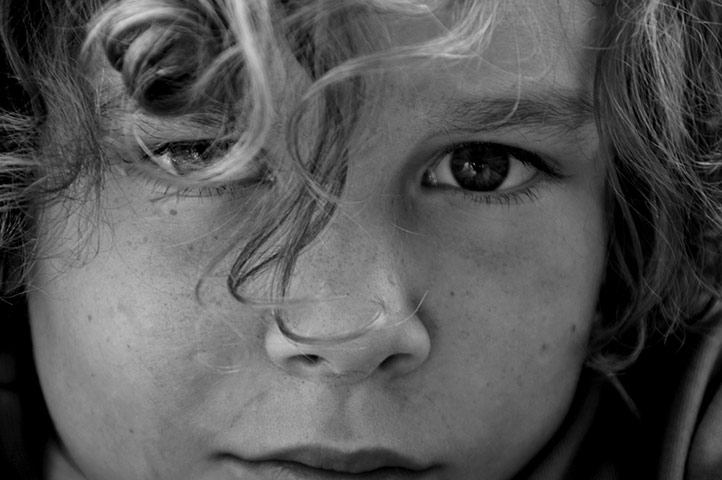 Your Pictures - crop: black and white pic of young boy 
