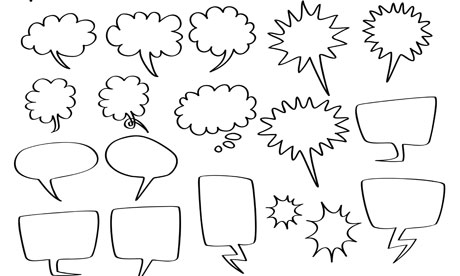 speech bubbles