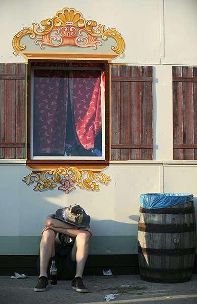 oktoberfest: Visitor at Oktoberfest