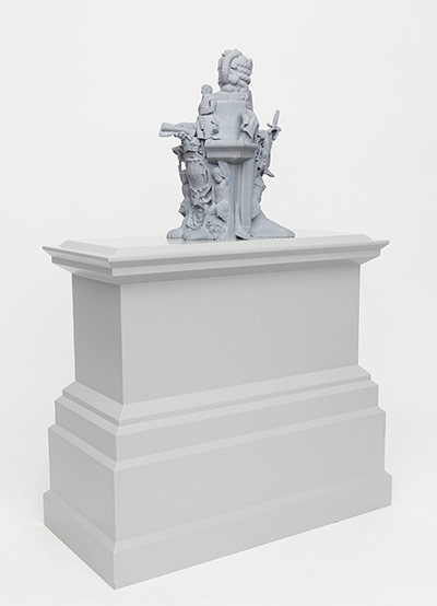 fourth plinth: Large Squat Afar by Mark Leckey