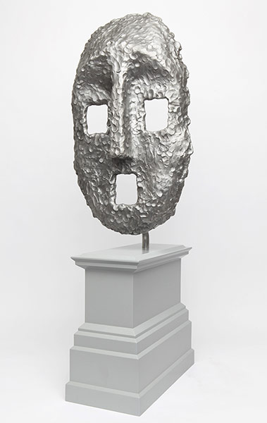 fourth plinth: Moon Mask by Ugo Rondinone