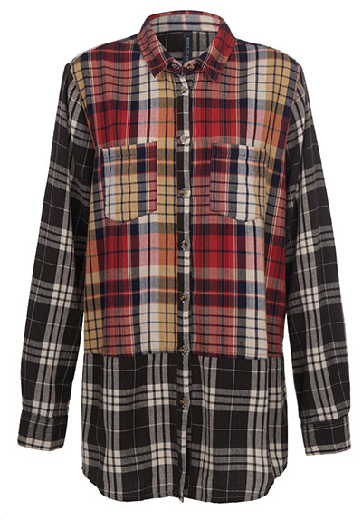 sweatshirts lineup: plaid shirts