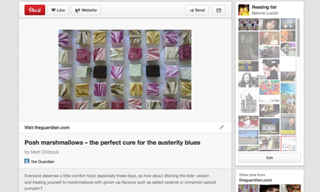 Guardian article on Pinterest