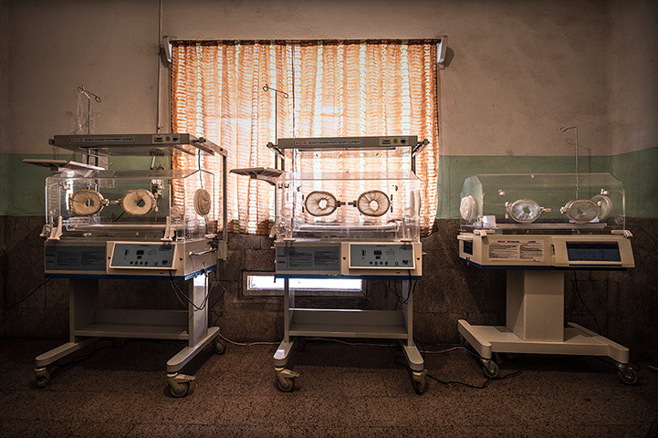 Making babies: Incubators for premature babies at the Referral Hospital in Mbanza Ngungu