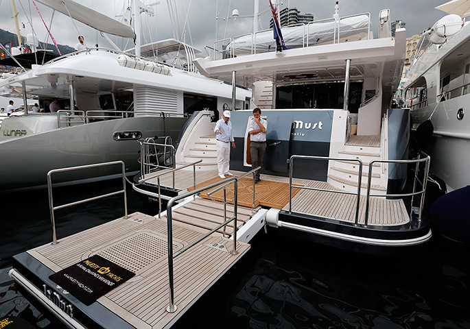 Yachts: The superyacht Majesty 105 by Gulf Craft is exhibited 