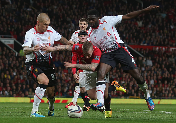 sport.: Manchester United v Liverpool - Capital One Cup Third Round
