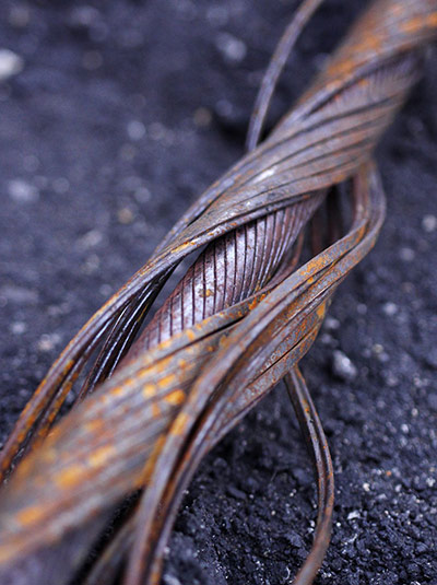 Chiatura cable car: Soviet era miners' cable car 