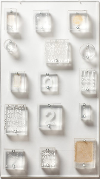 Mira Schendel 2: Untitled, from the series Little Stubs 1973