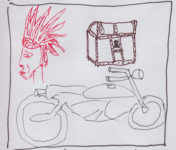 The Selby: Could you draw some stuff you think may be buried in your yard?