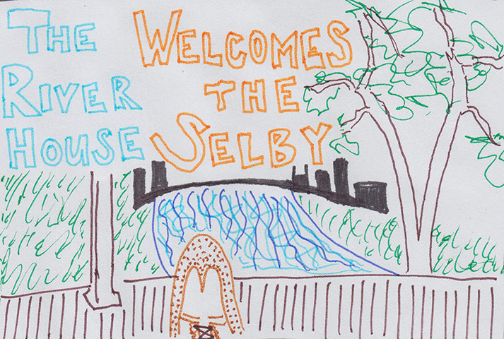 The Selby: Drew, could you draw your house by the river?