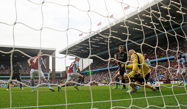 footy: Aston Villa v Manchester City - Barclays Premier League