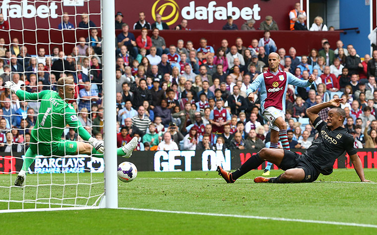 footy -: Aston Villa v Manchester City - Premier League