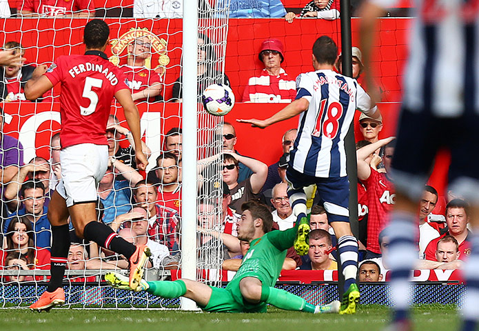 footy -: Manchester United v West Bromwich Albion - Barclays Premier League