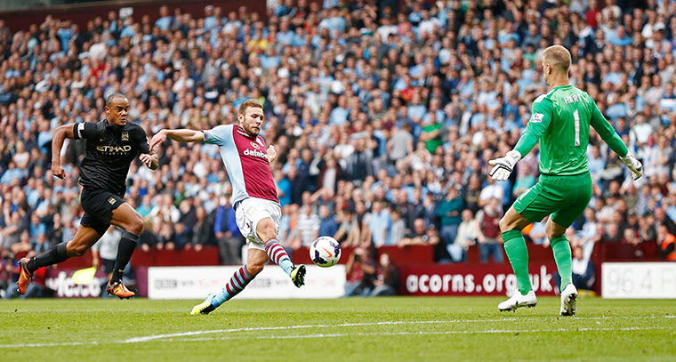 footy--: Aston Villa v Manchester City - Barclays Premier League