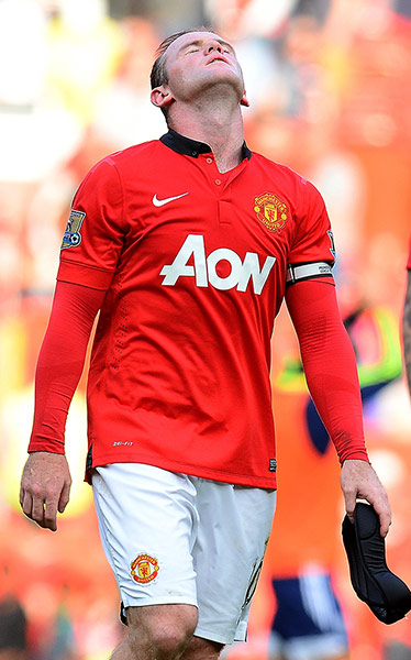 footy---: Manchester United's English forward Wayne Rooney