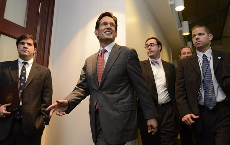 us shutdown: US House Republican meeting