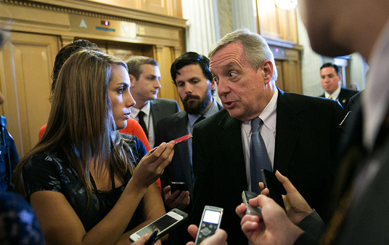 us shutdown: Dick Durbin