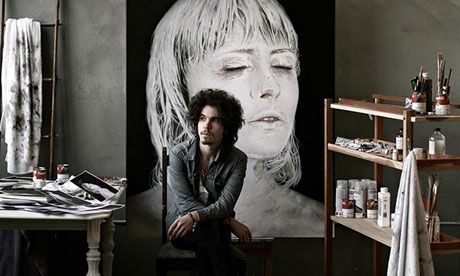 The late Matt Doust in his apartment in downtown LA