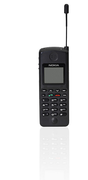 Nokia timeline: c 1995: Nokia NHK-1XA with aerial