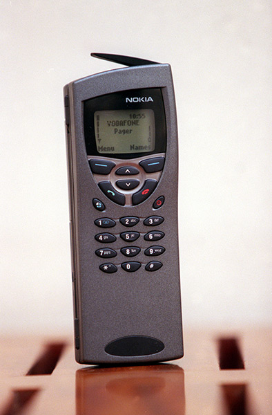 Nokia timeline: 1999: A Nokia 9110 which has a fax phone and internet connection