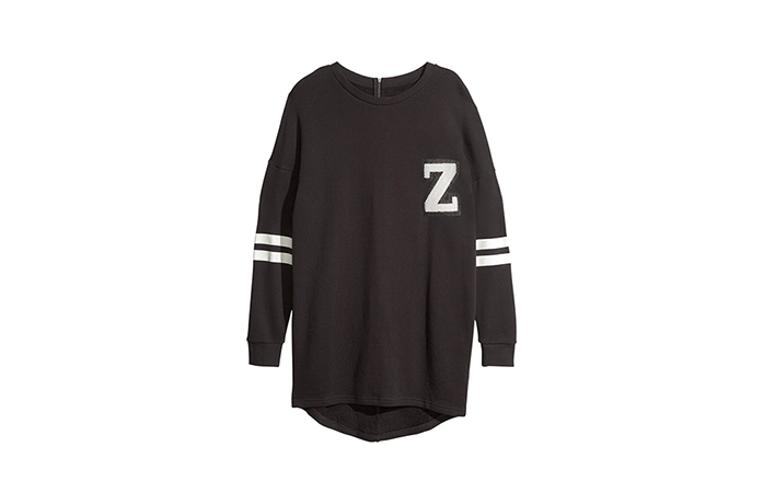 Autumn sweatshirts: Autumn sweatshirts oversized black sweatshirt with white varsity logo