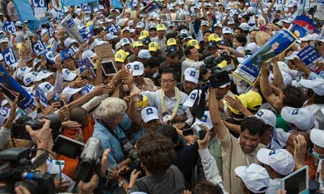 MDG : Cambodian opposition leader Sam Rainsy