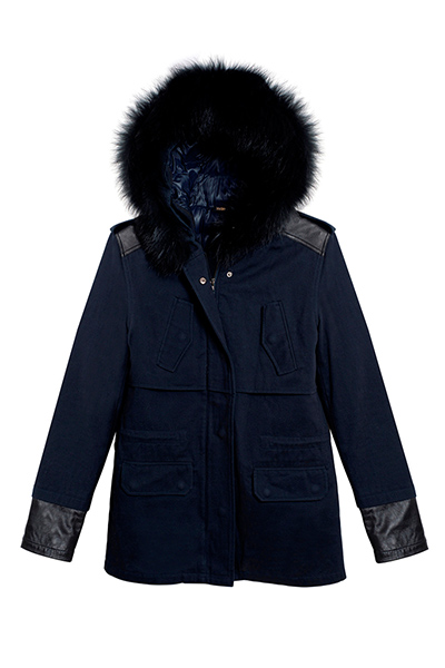 Coats - Weekend 20 Best: navy coat with furry hood
