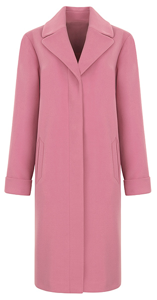 Coats - Weekend 20 Best: pink coat by marks and spencer