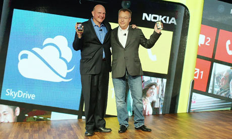 Steve Ballmer and Stephen Elop