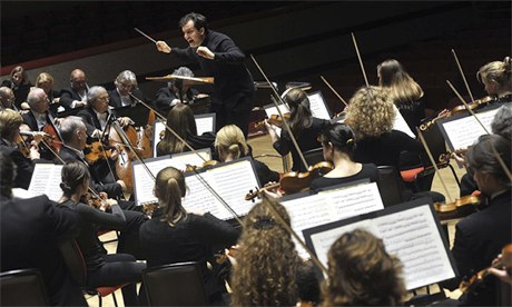 Andris Nelsons conducting the CBSO