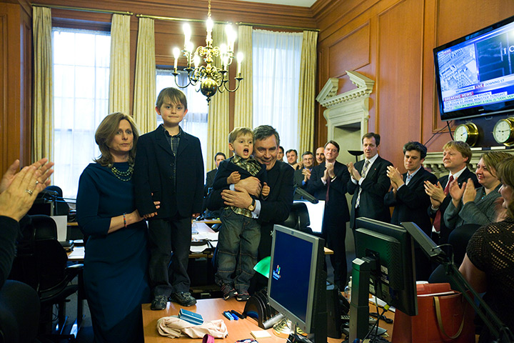 Best of Eyewitness: Gordon Brown and his family at 10 Downing Street