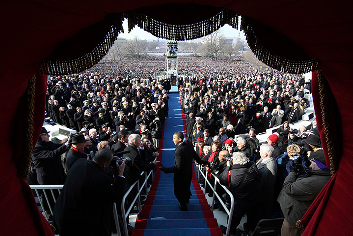 Best of Eyewitness: US President-elect Barack Obama arrives at his inauguration
