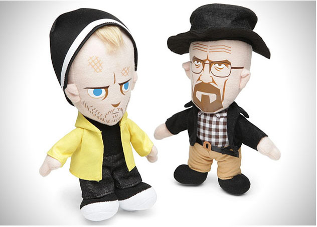 Breaking Bad merchandise: Jesse Pinkman and Walter White as 'cuddly' toys