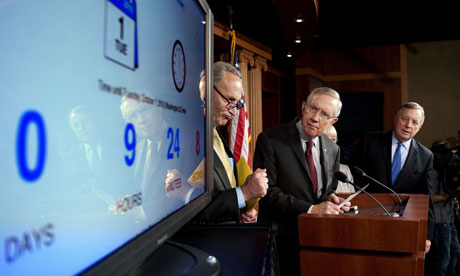 Harry Reid shutdown clock