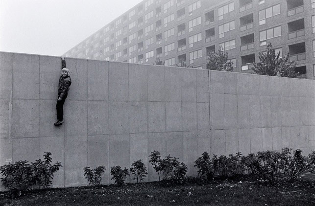 Bupa space: Boy on Wall