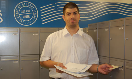 Neil Coyle at his post-sorting job