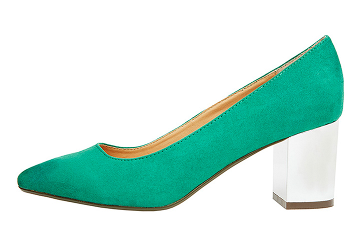 Shoes - Weekend 20 Best: Green shoe with transparent heel