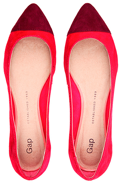 Shoes - Weekend 20 Best: Pink toe cap flat shoes