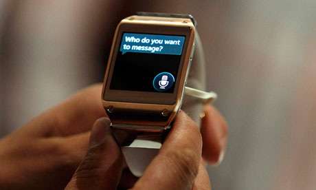 Galaxy Gear smartwatch unveiled by Samsung (from The Guardian)