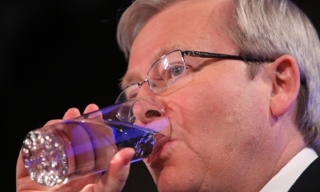 The Prime Minister Kevin Rudd at the National Press Club