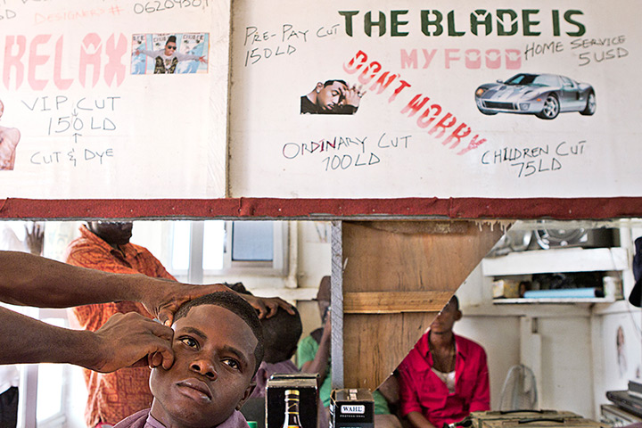 West Africa barbers: Liberia