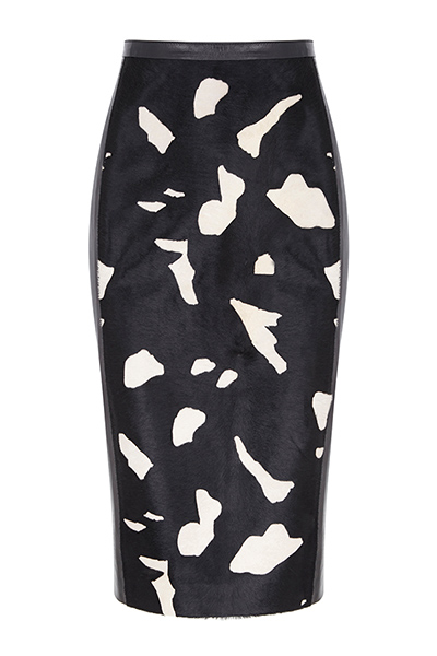 best skirts: cow print pencil skirt