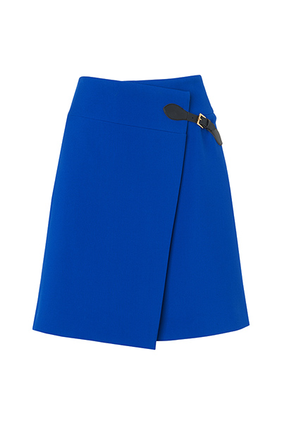 best skirts: blue wrap skirt