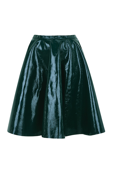 best skirts: green plastic full skirt