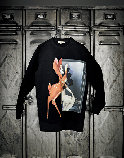 Season's heroes: Givenchy sweatshirt