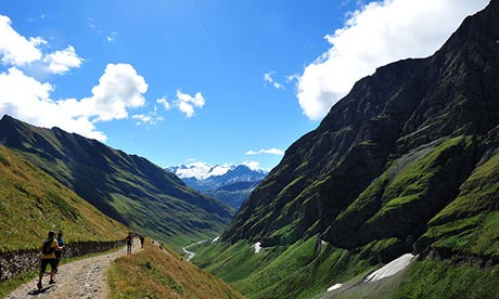 100km Ultra-Trail du Mont Blanc CCC ultramarathon through the Italian, Swiss and French Alps