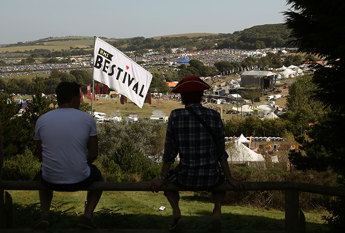 Bestival day 1: A general view of the site