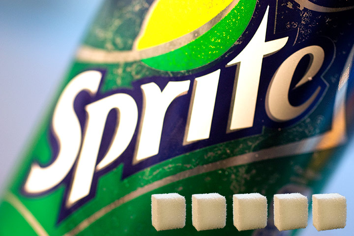 Sugar Content: One can of Sprite = 21.8g ogf sugar per 330ml