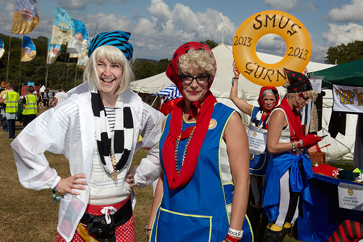 Bestival Vox Pops: Heather, from London, and Harriet, from the Isle of Wight