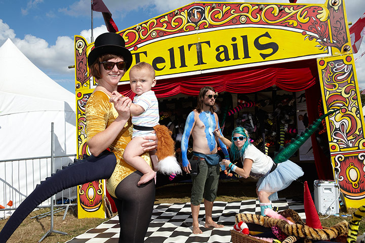 Bestival Vox Pops: Hannah, left, and Oscar, from Hackney Wick, London